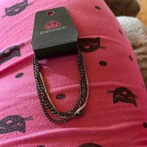 Paparazzi Black and Silver Bracelet